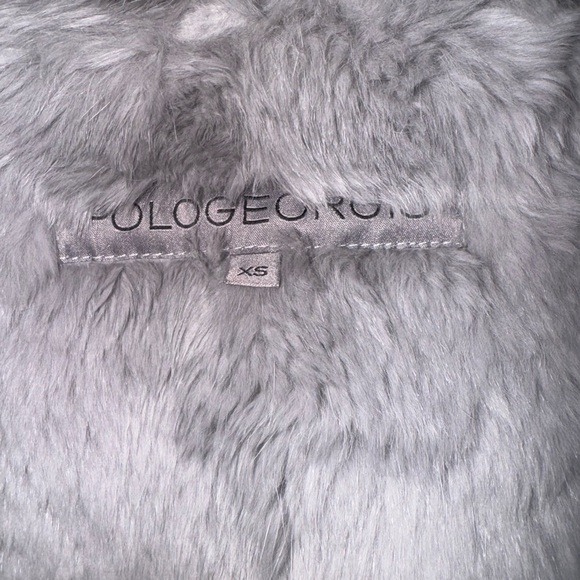 Rabbit fur lined zip up sweatshirt - Picture 2 of 3